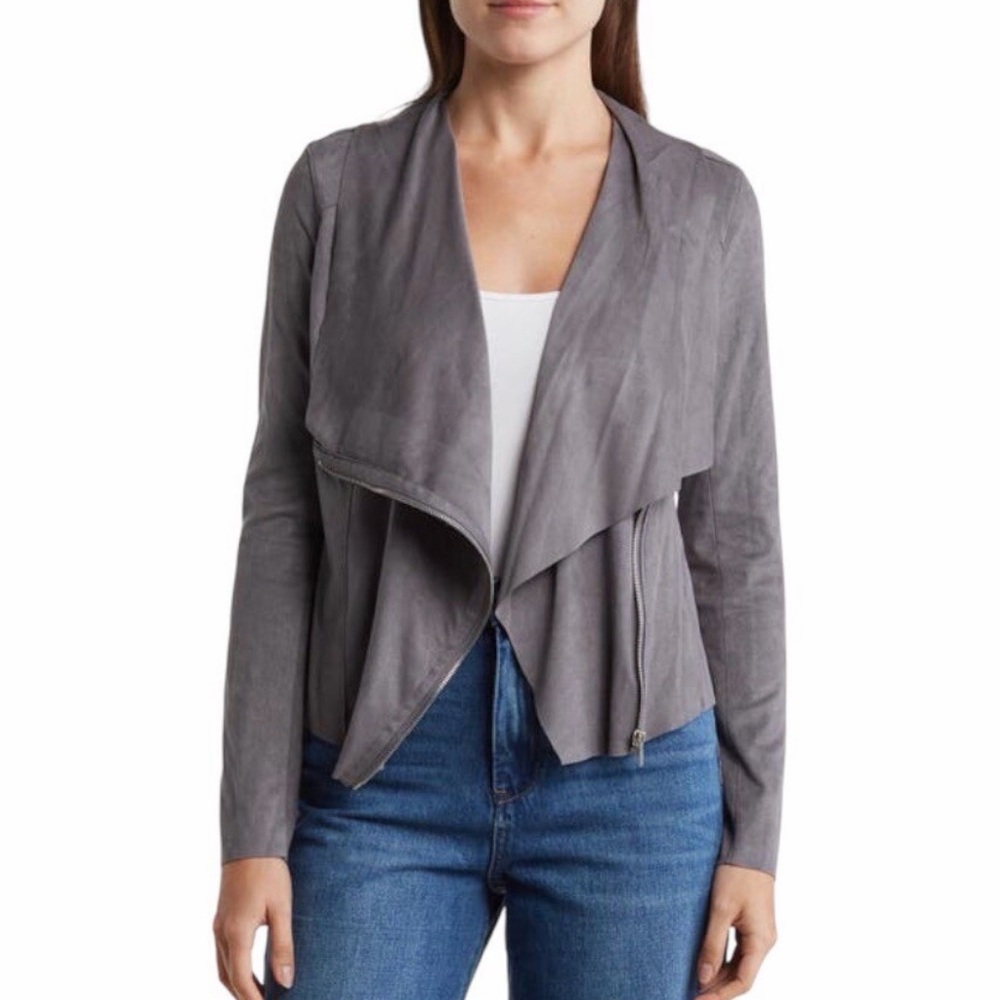 Blank NYC Gray Suede Women's Jacket